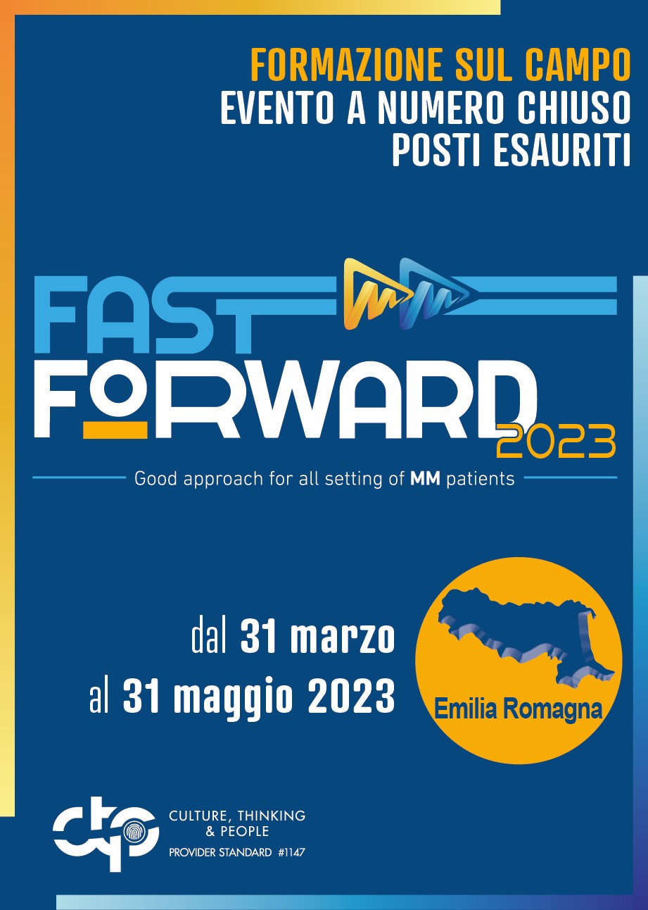 Fast Forward 2023 - Good approach for all setting of MM (Centri ematologici EMILIA ROMAGNA) - Bologna, 31 Marzo 2023